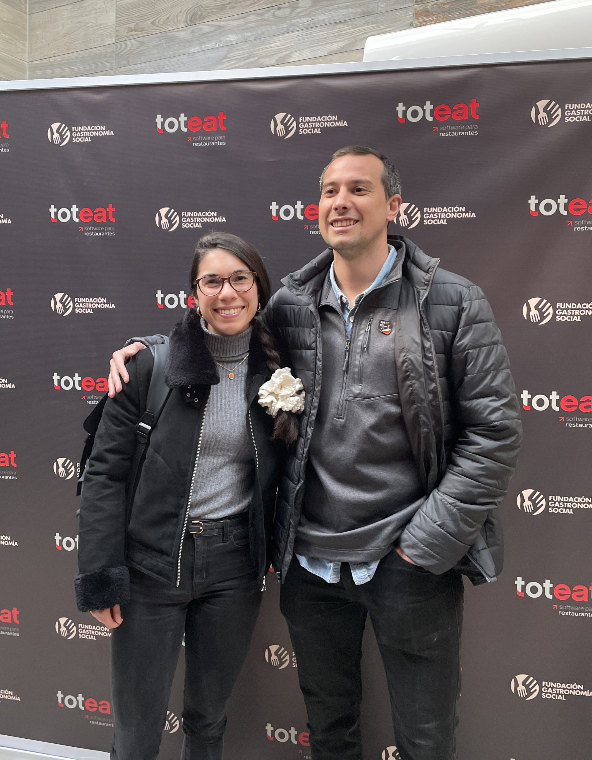 Tomas Drapela, Country Manager Toteat y Camila Rivas Tomas Drapela, Country Manager Toteat y Camila Rivas