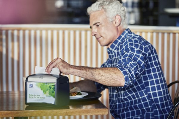 HoReCa customer Tork_Xpressnap for white logo