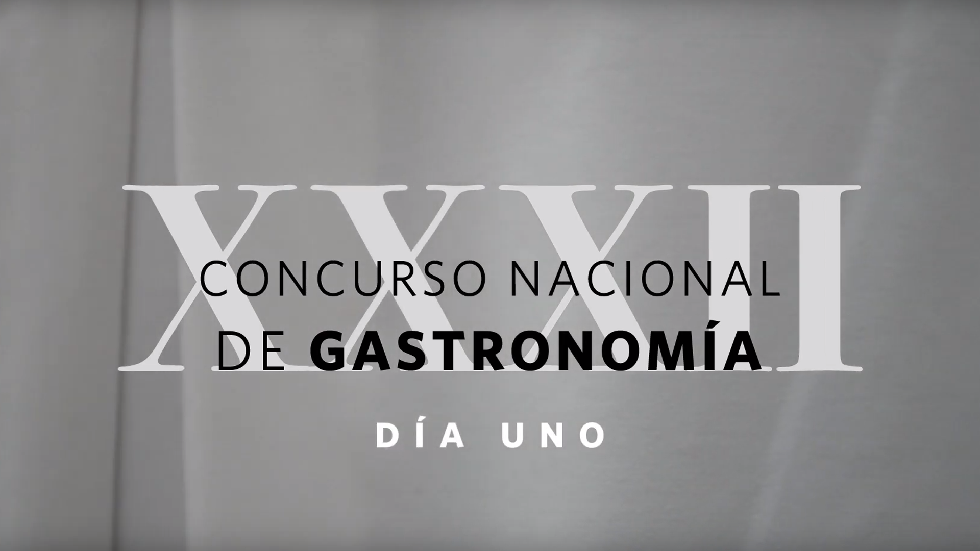 Concurso Nacional de Gastronomía #CNG2019
